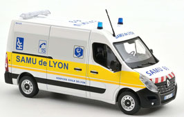Renault Master III Phase II 2014-2019 "Krankenwagen SAMU de Lyon weiss / gelb / Decor"