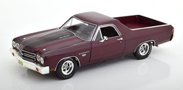 Chevrolet El Camino Pick Up 1970 dunkel rot met. / schwarz