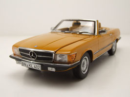 Mercedes-Benz 450 SL R107 Phase I 1971-1980 Cayenne orange / Verdeck schwarz
