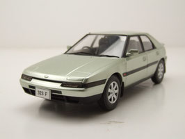 Mazda 323 IV F 1989-1994 RHD hellgrün met. / schwarz
