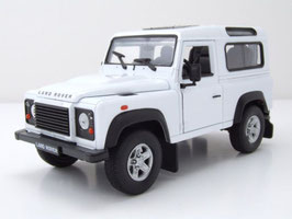 Land Rover Defender 90 1990-2015 weiss / schwarz