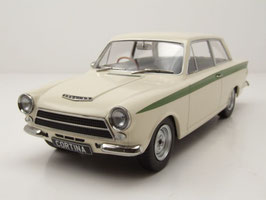 Ford Lotus Cortina MK-1 1966 RHD Cremeweiss / olivgrün