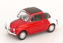 Fiat 500 Italian Livery Tribute 1965 rot met. / grün met. / weiss / schwarz