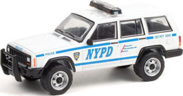 Jeep Cherokee XJ Phase II 1997-2001 "NYPD Police weiss / hellblau"