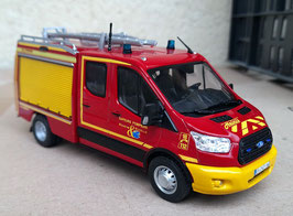 Ford Transit VIII Phase I 2014-2019 "Feuerwehr rot / gelb / schwarz / Decor"