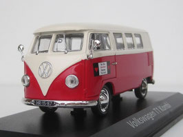 VW T1a Bus / Kombi 1950-1960 "Van't Hart Autoverhuur Rotterdam" dunkelrot / weiss
