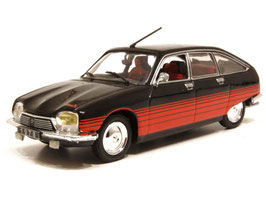 Citroën GS Basalte Berline 1978 schwarz / orange 1:43 von Universal Hobbies
