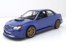 Subaru Subaru Impreza II WRX STI Phase III 2005-2007 blau met. / Felgen Gold