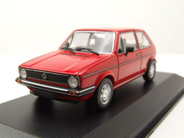 VW Golf I 3-Türer Phase III 1980-1983 rot / schwarz