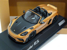 Porsche 718 Boxster 982 Spyder RS seit 2024 Nordic Gold met. / schwarz
