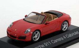 Porsche 911 / 991 Carrera 4 Cabriolet 2012-2015 rot