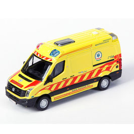 VW Crafter I Phase II 2012-2017 Ambulance gelb / orange / schwarz
