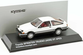 Toyota Sprinter Trueno AE86 1983-1987 weiss / schwarz