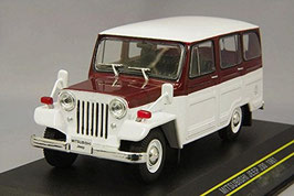 Mitsubishi Jeep J30 1953-1998 dunkelrot / weiss