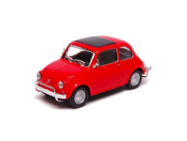 Fiat 500 D 1960-1965 rot / Faltdach schwarz