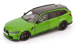 BMW M3 M-Performance Parts Touring G81 seit 2024 hellgrün met. / schwarz 1:18 von Solido