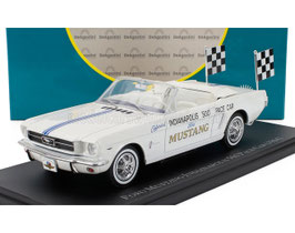 Ford Mustang Convertible 1964-1966 Pace Car Indianapolis 500 1964 weiss / Decor" 1:24 von Altaya / IXO