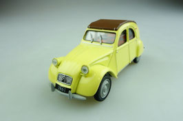 Citroën 2CV 1961 gelb / dunkelbraun