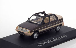 Citroën Visa Decapotable / Plain Air 1983-1985 dunkelbraun met. / beige