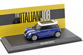 Mini Cooper S 2004-2008 RHD blau / weiss  "The Italian Job 2003"