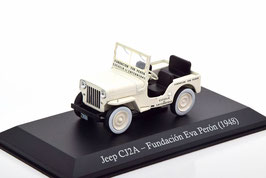Jeep CJ2A Fundacion Rva Peron 1948 weiss