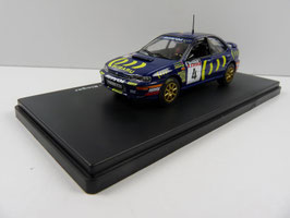 Subaru Impreza 555 #4 Winner Rallye RAC 1995 C. McRae / D. Ringer blau / Decor