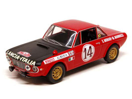 Lancia Fulvia HF #14 Rallye Monte Carlo 1972 S. Munari / M. Mannucci rot / matt-schwarz / Decor