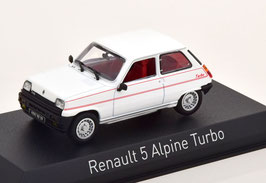 Renault 5 Alpine Turbo 1980-1984 weiss / schwarz / rot