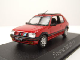 Peugeot 205 GTI 1.9 1991 rot / schwarz / PTS Decor