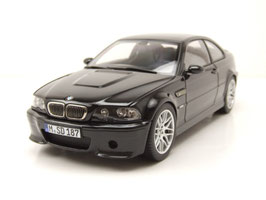 BMW M3 E46 CSL 2003 schwarz 1:18 von NOREV