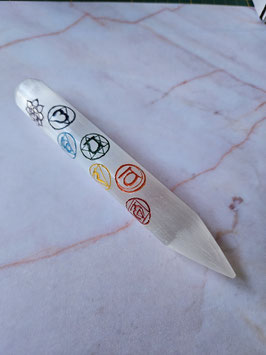 Seleniet 7 Chakra's maggage 15 cm