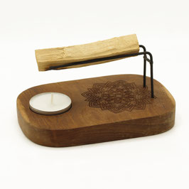 Palo Santo/White sage heater Yin &Yang Mandala groot