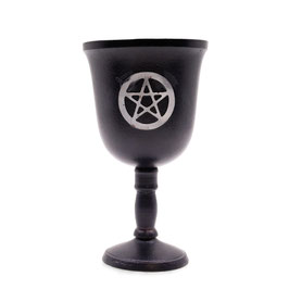 Iron ritual goblet Pentagram