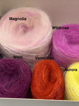 Farbtupfer Schal Strickset Luftige