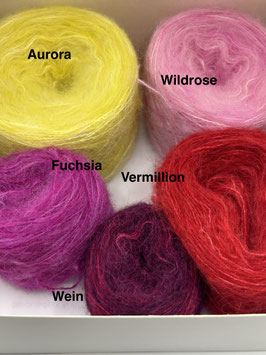 Farbtupfer Schal Strickset Leichte