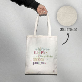 Bolsa tela adjetivos