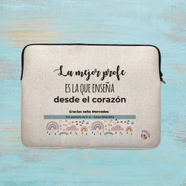 Funda portátil/tablet corazón