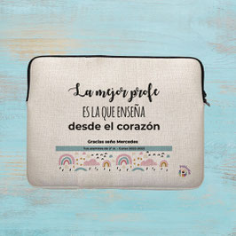 Funda portátil/tablet corazón