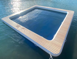 4 x 4m Skinny Sea Pool by Superyacht Inflatables