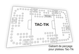 Gabarit de plateau Tac-Tik