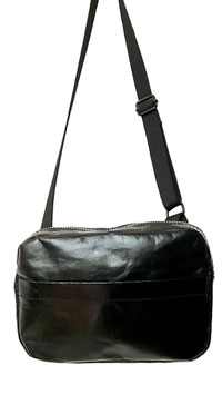 Crossbody Bag - Schwarz-Glanz