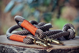 Verstellbare Tauleine AUTUMN GOLD mit ORANGE