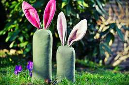 HASEN-Dummy OLIV mit PINK oder ROSA
