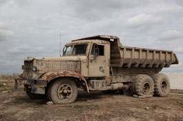 LKW-Wrack Aserbaidschan