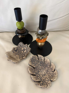 19. November Kleine Kerzenständer mit 2 Schäleli