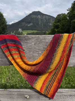Tulpenbeet (to go): Strickset Leuchtturm-Tuch