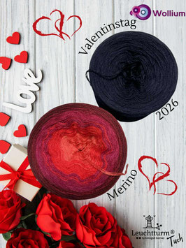 Valentins-Leuchti 2026: Strickset Leuchtturm-Tuch