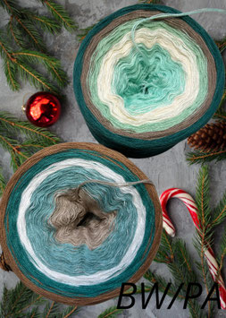 Frohe Weihnachten: Strickset Leuchtturm-Tuch