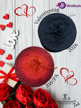 Valentins-Leuchti 2026: Strickset Leuchtturm-Tuch