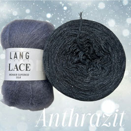 Mützenset Modal+Lace, Fb. anthrazit + 34